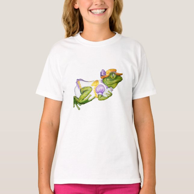 Carousel Animal Frosch Foto T - Shirt (Vorderseite)