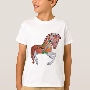 Carousel Animal Quagga Zebra Foto Kid's T - Shirt