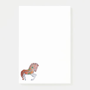 Carousel Animal Quagga Zebra Foto Notes Post-it Klebezettel