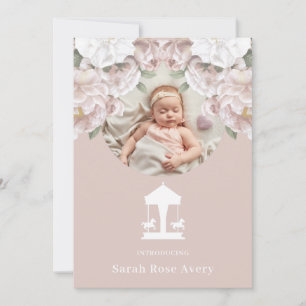 Carousel Birth Ankündigung