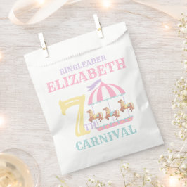 Carousel Circus Karneval Geburtstagsparty Fahne Geschenktütchen
