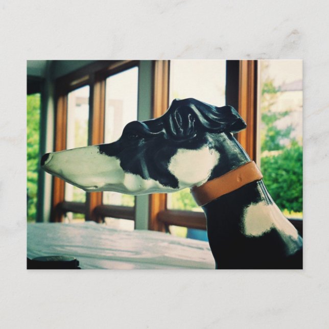 Carousel Dog Postkarte (Vorderseite)