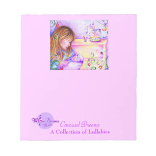 Carousel Dreams Hübsch Pink Notepad Notizblock