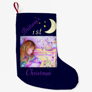 Carousel Dreams Midnight Blue Christmas Strumpf Kleiner Weihnachtsstrumpf