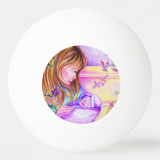 Carousel Dreams Ping Pong Ball Tischtennisball (Vorderseite)