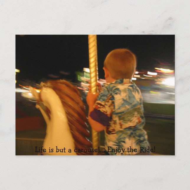 Carousel Dreams Postkarte (Vorderseite)