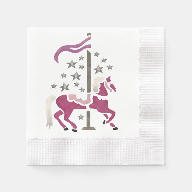 Carousel Dreams Serviette (Vorderseite)