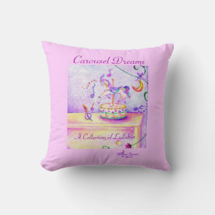 Carousel Dreams Throw Kissen Pink