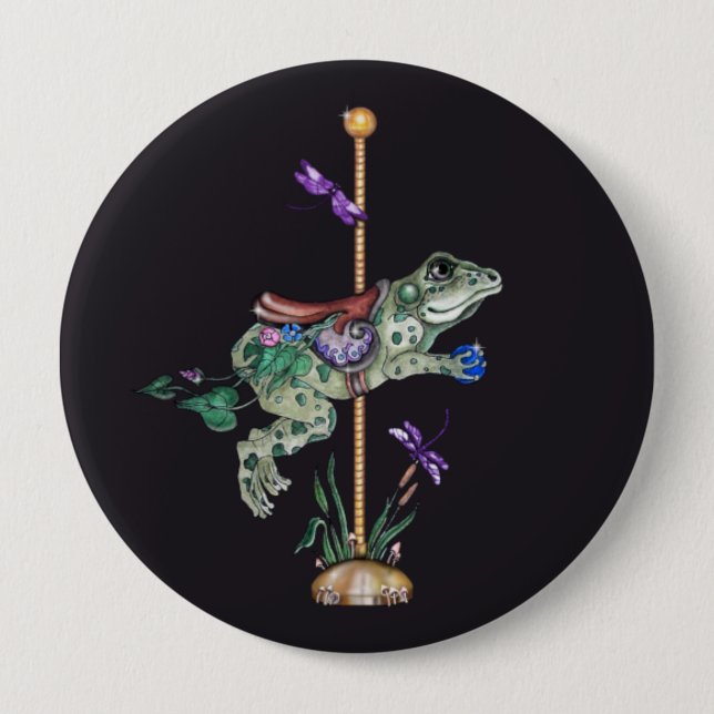 Carousel Frog Button (Vorderseite)