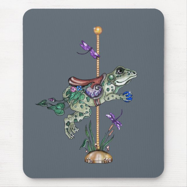Carousel Frog Mousepad (Vorne)