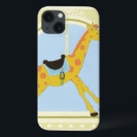 Carousel Giraffe von June Erica Vess iPhone 13 Hülle<br><div class="desc">Wenn Sie nicht in den Park fahren können,  dann ist dieser Druck die beste Alternative. June Erica Vess hat diese atemberaubende Wiedergabe einer Karussell-Giraffe auf pastellblauem und grünem Hintergrund gemacht. Du will einfach,  in Kreisen herumzureiten. Legen Sie diese Vergnügungsfahrt heute auf Ihre Zuhause!</div>