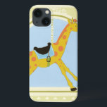 Carousel Giraffe von June Erica Vess iPhone 13 Hülle<br><div class="desc">Wenn Sie nicht in den Park fahren können,  dann ist dieser Druck die beste Alternative. June Erica Vess hat diese atemberaubende Wiedergabe einer Karussell-Giraffe auf pastellblauem und grünem Hintergrund gemacht. Du will einfach,  in Kreisen herumzureiten. Legen Sie diese Vergnügungsfahrt heute auf Ihre Zuhause!</div>