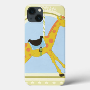 Carousel Giraffe von June Erica Vess iPhone 13 Hülle