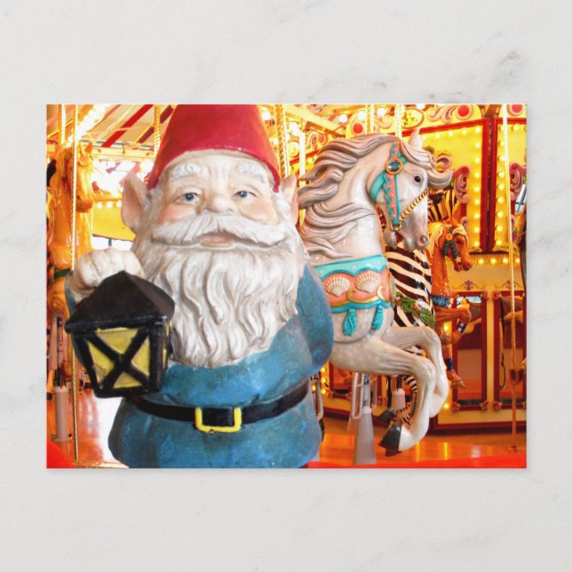 Carousel Gnome Postkarte (Vorderseite)
