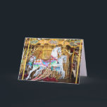 CAROUSEL GRANDDAUGHTER BIRTHDAY CARD DANKESKARTE<br><div class="desc">Ein hübsches Karussell,  um Ihre Geburtstagswünsche zu erfüllen.</div>