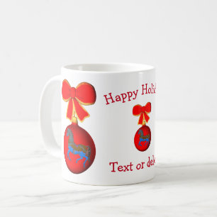 Carousel HorChristmas Holiday Personalisiert Kaffeetasse