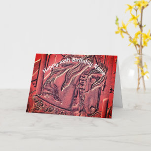 Carousel Horse Art Geburtstag Karte