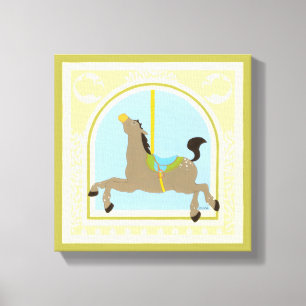 Carousel Horse by June Erica Vess Leinwanddruck