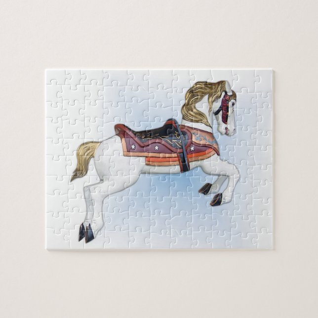 Carousel Horse Children Puzzle (Horizontal)
