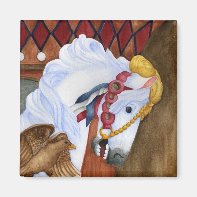 Carousel Horse Magnet (Vorne)