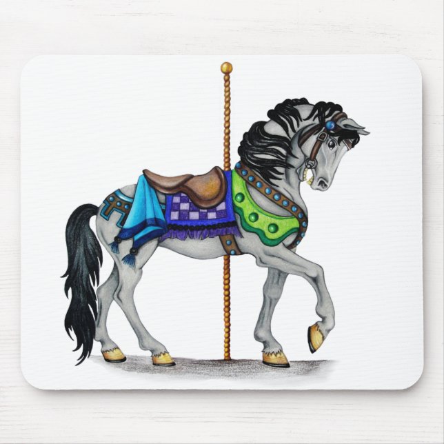 Carousel Horse Mousepad (Vorne)