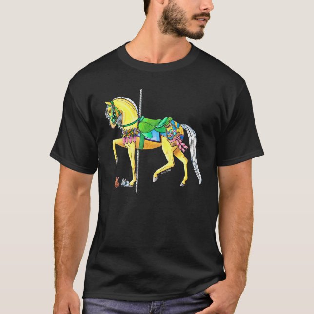 Carousel Horse Ostara Easter T-Shirt (Vorderseite)