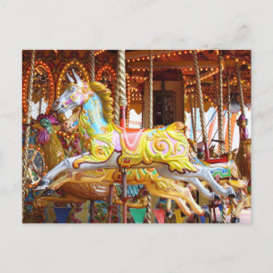 Carousel Horse Postkarte