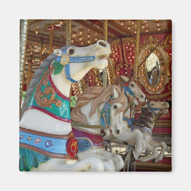 Carousel Horses Magnet (Vorne)