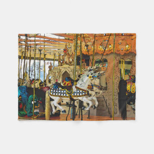 Carousel Magic - Merry-go-Round Fleecedecke