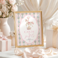 Carousel Pink Karten und Geschenke Unterschrift