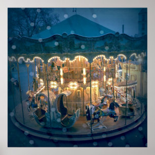 Carousel Print Poster