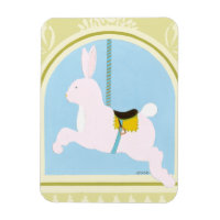 Carousel Rabbit von June Erica Vess