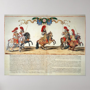 Carousel von Louis XIV Front Tuileries Poster