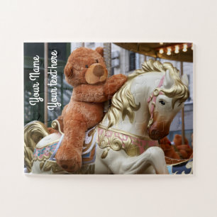 Carousel with Teddy Bear Puzzle