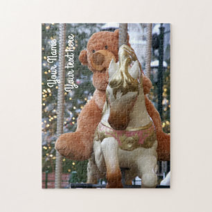 Carousel with Teddy Bear Puzzle