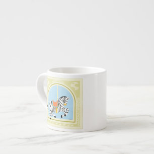 Carousel Zebra von June Erica Vess Espressotasse