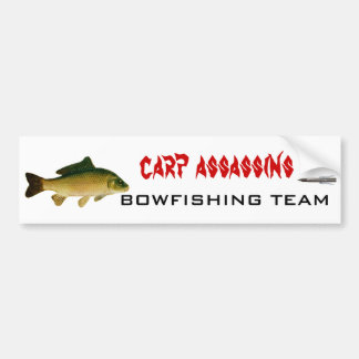 carp02, 3022, Karpfenmeuchelmörder, BOWFISHING Autoaufkleber
