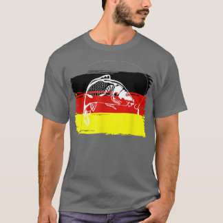 Carp Fisherman DesignGerman Flag Carp Fishing  T-Shirt