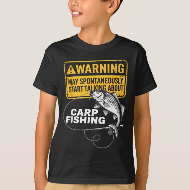 Carp Fishing Design For Men Funny Catfish And Carp T-Shirt (Vorderseite)
