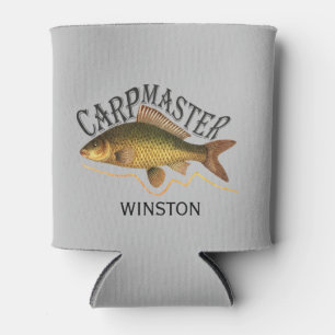 Carp Master Fishing mit Namen Dosenkühler