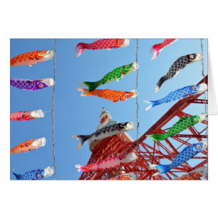 Carp Streamers (Koinobori) im Tokyo Tower