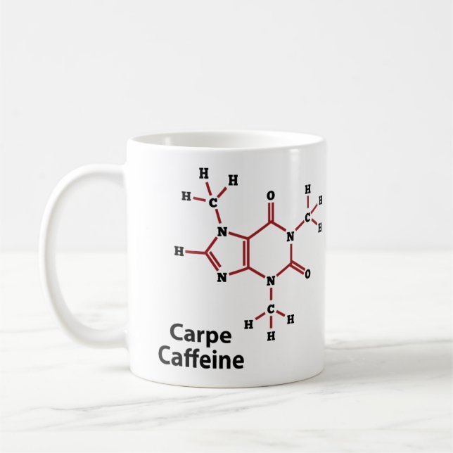 Carpe-Coffein-Tasse Kaffeetasse (Links)