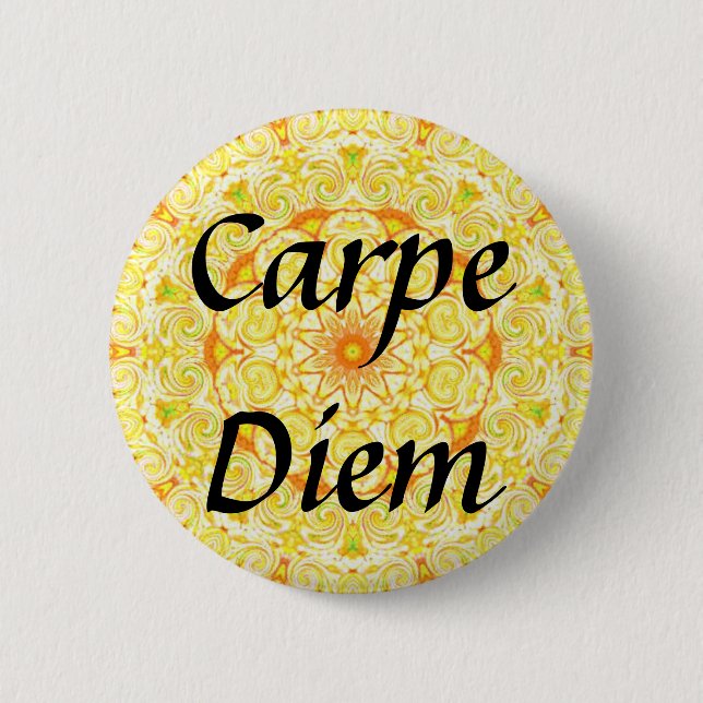 Carpe Diem Button (Vorderseite)