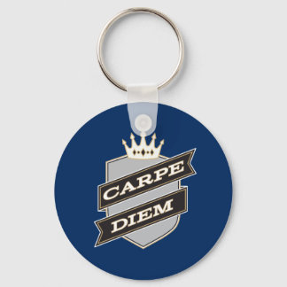 Carpe Diem Button Schlüsselanhänger