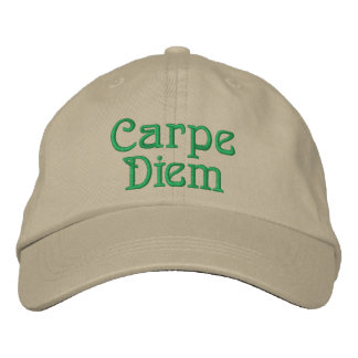Carpe Diem Cap Bestickte Baseballkappe
