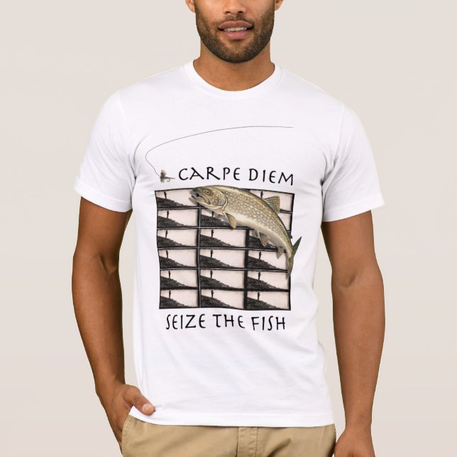 Carpe Diem ergreifen den Fisch-T - Shirt (Vorderseite)