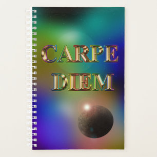 Carpe diem "ergreifen den Tag" zurück Regenbogenhe Planer