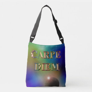 Carpe Diem erobern Tag Rainbow-Sternbilder Tragetaschen Mit Langen Trägern