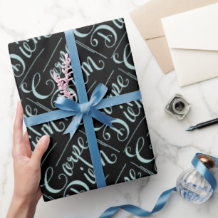 Carpe Diem Extravagant Geschenkpapier