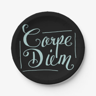 Carpe Diem Extravagant Pappteller